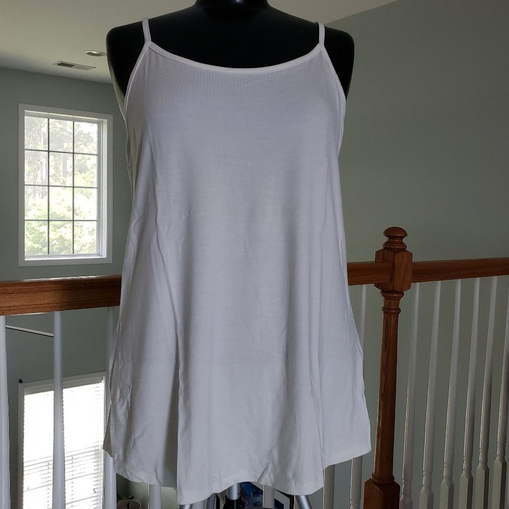 Statement Back Criss Cross Strap Tank